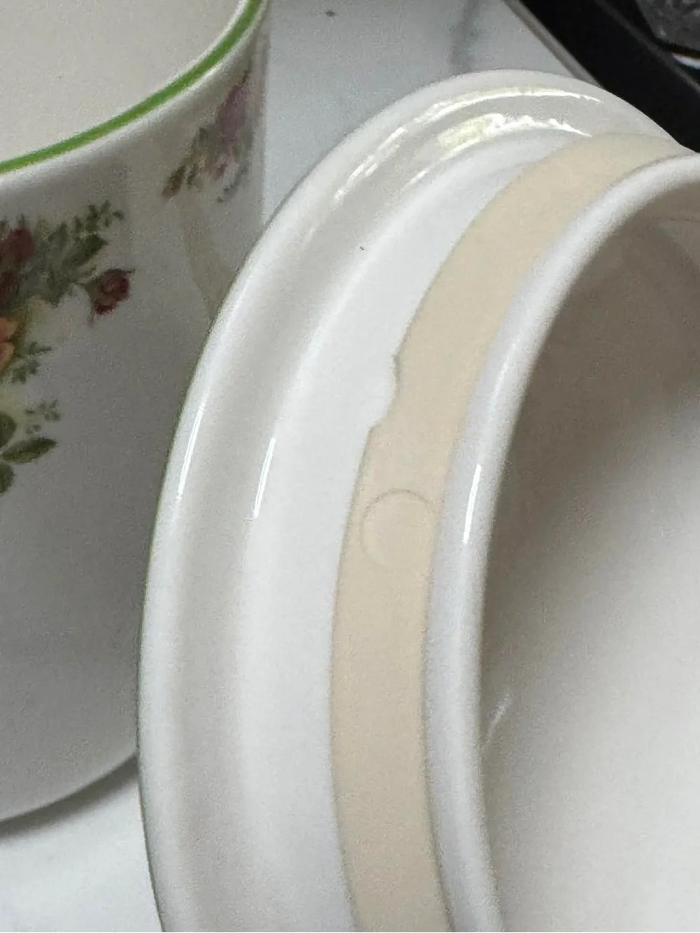 Royal Albert White Porcelain Canister Set with Pink and Yellow Rose Pattern